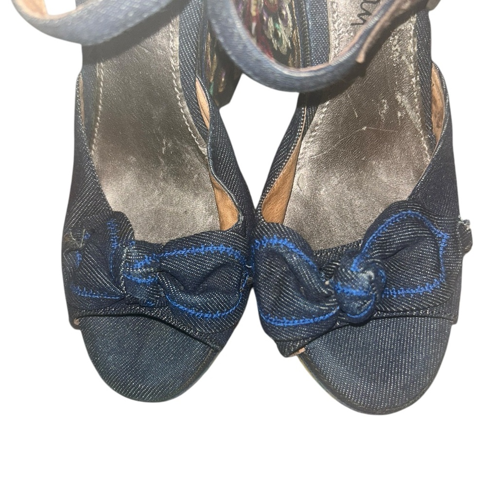 Sam Edelman Denim Jean Embroidered Boho Rylee - Picture 4 of 10
